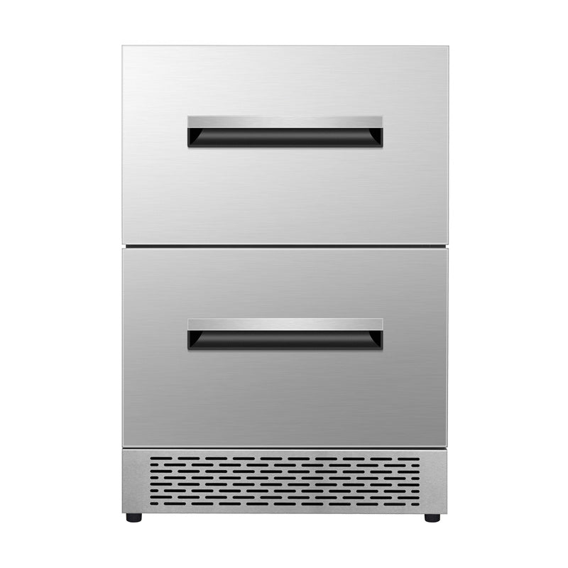 Equator Advanced Appliances 24″ Dual-Drawer Convertible Refrigerator/Freezer – 2 Zones, 5 Cu. Ft., Sabbath Mode